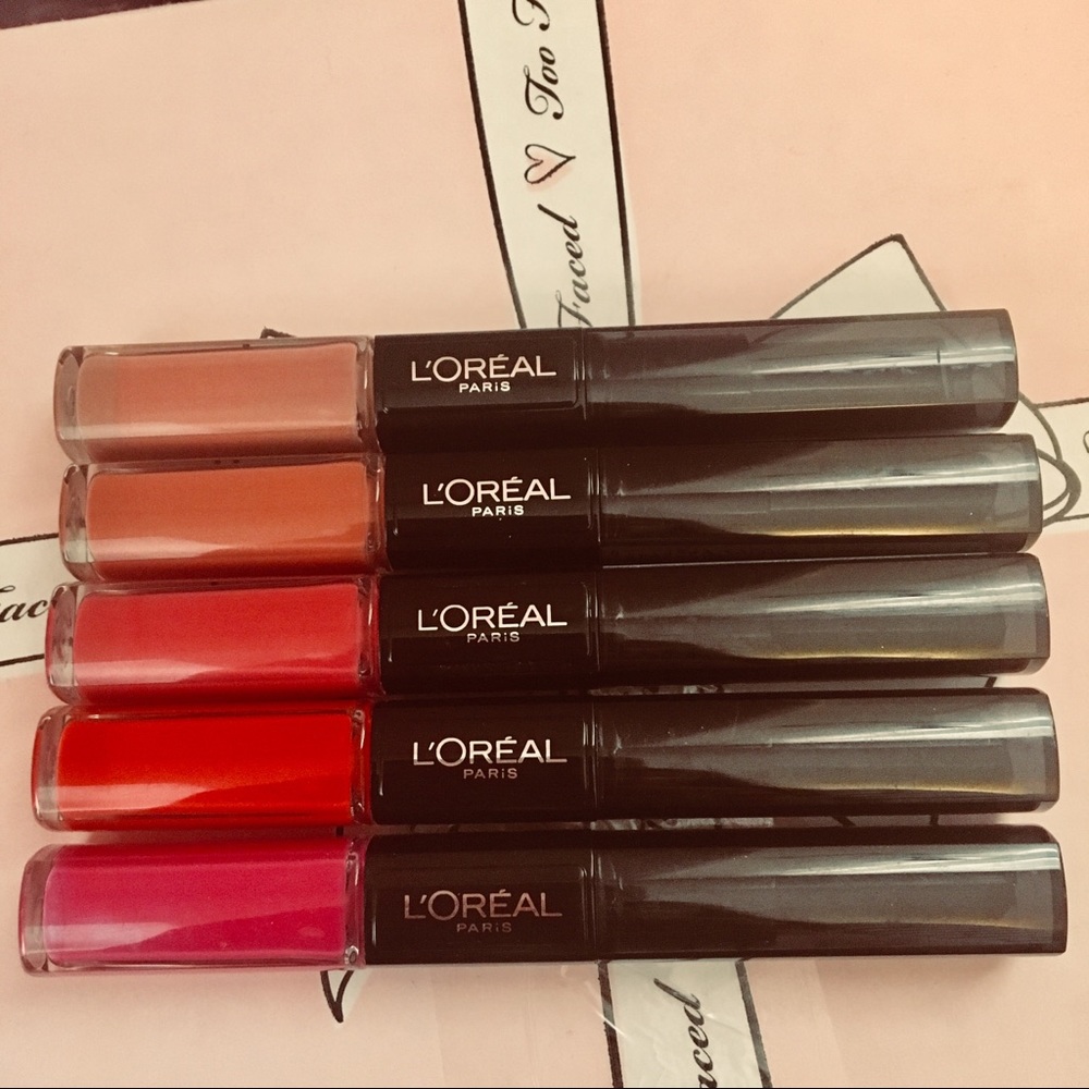 L’Oréal Infallible Lip 2 Step x5 bundle
